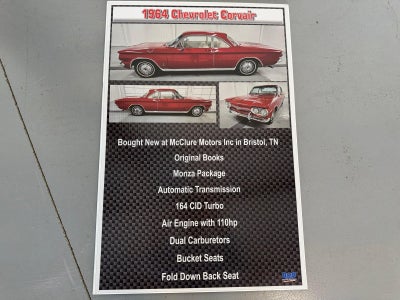 1964 Chevrolet CORVAIR CORVAIR